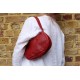  Red shoulder bag baguette