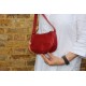  Red shoulder bag baguette