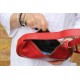  Red shoulder bag baguette