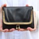 Evanna Small Clip Wallet Black Leather