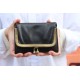 Evanna Small Clip Wallet Black Leather