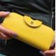 Big Fat Extra Large Wallet Yellow Leather