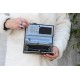 Large Clip Wallet Black and Silver Interior