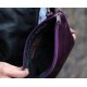 Sleeve Purple Clutch bag Leather