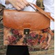 American Floral print Leather Funky Bag | Leather Bags